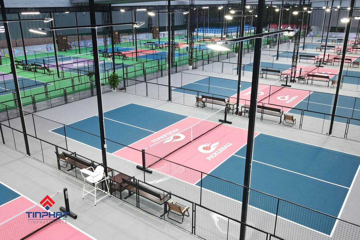1 sân pickleball bao nhiêu m2