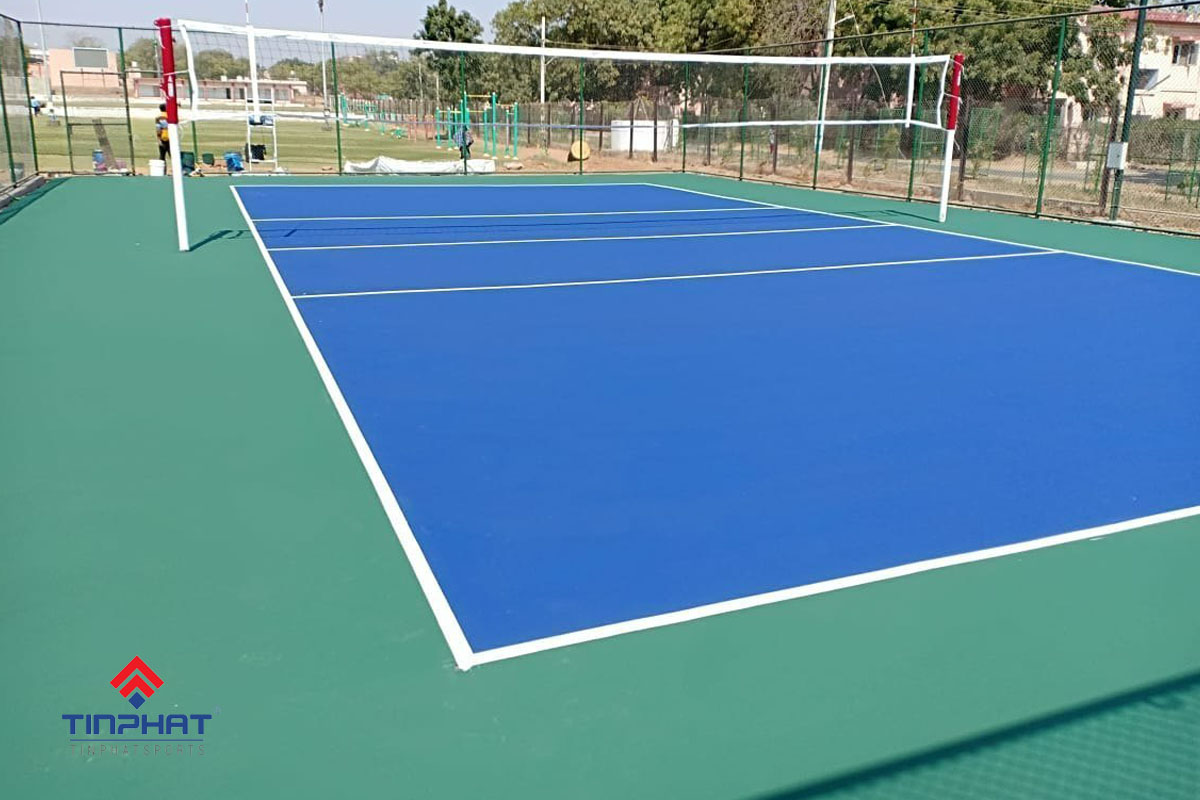 Kích thước sân bóng chuyền hơi tiêu chuẩn mới 2026 11 kích thước sân bóng chuyền hơi