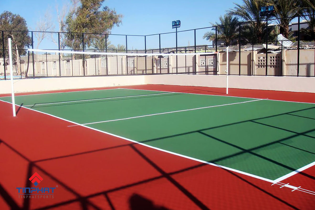 Kích thước sân bóng chuyền hơi tiêu chuẩn mới 2026 5 kích thước sân bóng chuyền hơi